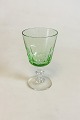 Holmegaard 
Christian VIII 
White Wine Glas 
with light 
green cuppa. 
Measures 13 cm 
/ 5 1/8 in.