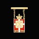 Georg Jensen. 
14k Gold  
Danish King 
Christian X 
Lapel Badge - 
Arno 
Malinowski.
Designed by 
Arno ...