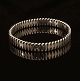 Hans Hansen, Denmark: Bracelet, sterlingsilver. #202. D: 6,3cm. W: 47gr