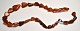 Amber chain of 
triangular 
pieces, 19th 
century Denmark