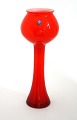 Bergdala 
glasbruk, 
Sverige, rød 
vase. Højde 29 
cm. Største 
diameter ca 10 
cm. Fin stand. 
Pris: ...