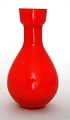 Elme/Bergdala 
glasbruk, 
Carita/Catinka 
vase i rød 
overfang og 
hvid indvendig. 
Designet af ...