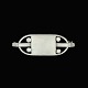 Hans Hansen. 
Art deco 
Sterling Silver 
Brooch.
Designed and 
crafted by Hans 
Hansen 
Silversmithy, 
...