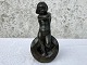 Just Andersen, 
Figur i 
discometal, 
18,5cm høj, 
Stemplet: Just 
HC D2580, 
Denmark, Design 
Helge ...