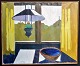 Ewens, Leif 
(1914 - 2001) 
Danmark: 
Interiør. Olie 
på lærred. 
Signeret. 80 x 
98 cm. 
Indrammet. 