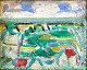 Thellefsen, Leo 
(1909 - 1997) 
Denmark: Sketch 
1987. Oil on 
soft masonite. 
Signed. 13 x 
16.5 ...