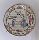 Royal 
Copenhagen. 
Antique plate 
with Chinese 
motif. Diameter 
15.5 cm. 
Produced before 
1900.
