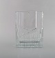 Tapio Wirkkala 
for Iittala. 
Vase i klart 
kunstglas. 
Finsk design 
1960'erne.
I flot ...