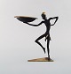 Wiener bronze. Rare art deco "Josephine Baker" figure made in bronze and cast 
iron. 1930