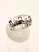Sterling sølv 
ring størrelse 
59 med 3 klare 
stene Nr. 
396280