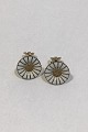 Georg Jensen Sterling Silver Daisy Ear Rings(clips)