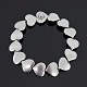 Hans Hansen 
sølv smykke. 
Hans Hansen; 
Armbånd af 
sterling sølv. 
Hjerteformede 
led. Lås med 
...