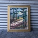 Maleri fra Rold 
Skov, Olie på 
lærred med 
ramme. 1975.
Kunstner: H. 
Sindalsen
Maleriet ...