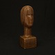 Otto Pedersen, 1902-95, Denmark: A wood cut sculpture. Signed. H: 26cm