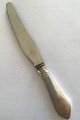 Georg Jensen 
Sterling Sølv 
Antik Frokost 
Kniv No 
023(Kort Skaft) 
Måler 20 cm