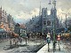 Signed Ninot. 
Large older 
city painting 
from Paris. 
Nice condition. 
Dimensions: 
121x61 cm with 
...