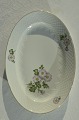 Bing & Grondahl 
porcelain, 
Chrysanthemum 
dish no. 15. 
length 34.5 x 
24cm. 13 5/8 X 
9 7/16 ...