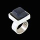 Hans Hansen. 
Sterling Silver 
Ring with Lapis 
Lazuli. 
1960sTegnet og 
udført hos Hans 
Hansen, ...