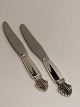 Georg Jensen Queen dinner knife of sterling silver length 25cm.