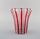 Pierre Gire 
(1901-1984), 
aka Pierre 
d'Avesn. Art 
deco vase i 
pink og klart 
kunstglas. ...