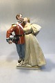 Royal Copenhagen Overglasur Figur Soldat og Prinsesse No 1180