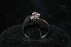White Gold Ring with Diamonds, 14 Carat
Size: 53