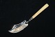 Silver cheese 
knife with bone 
handle
From the year 
1855
stamped JS JS
Length 19 cm.
Engraved ...