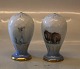 Salt & Pepper B&G Kalaallit Nunaanni pingortitaq - Greenlandic Scenery 
Collection Porcelain with gold
