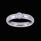 Georg Jensen. 
Solitaire Ring 
i 18k hvidguld 
med Diamant 
0.15ct.
Tegnet af 
Georg Jensen 
...