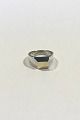Georg Jensen / 
Hans Hansen 
Sterling Sølv 
Ring med 
Guldplade Ring 
Str 66 Vægt 
11.7 gr