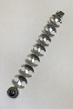 Georg Jensen 
Sterling Silver 
Bracelet No 130 
with Hematite