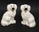 Staffordshire, 
Beswick, 
Skipperhunde/sømandshunde/kaptajnshunde 
Cocker Spaniels 
med guld. ...