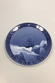 Royal 
Copenhagen 
Juleplatte fra 
1939 med Fransk 
indskription 
"Noel". Måler 
18 cm
