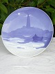 Bing & Grondahl 
porcelain, B&G 
Christmas 
plate, 
lighthouse in 
danish waters, 
from 1924. 
Artist : ...