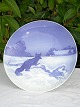 Bing & Grondahl 
porcelain, B&G 
Christmas 
plate. Fox 
outside with 
farm, from 
1929. Artist : 
...