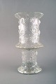 Large Timo Sarpaneva for Iittala, art glass vase.
Signed: TS. 1970