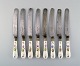B & G, Bing & 
Grøndahl Saxon 
flower. Set of 
8 antique large 
dinner knives.
1st factory 
quality. ...
