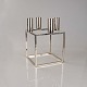 Kubus lysestage 
i nikkel med 
fire holdere
Design af 
Mogens Lassen, 
Copenhagen
Pæn stand med 
...