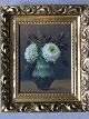 Karl Emil 
Lundgreen 
(1884-1934):
Asters i smuk 
jugendvase 
1916.
Olie på 
lærred.
Sign.: K.E. 
...