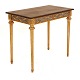 A late 18th century gilt Louis XVI console. Sweden circa 1780. H: 73cm. Top: 
47x86cm