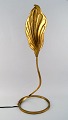 Tommaso Barbi, 
Italien. 
Bladformet 
bordlampe i 
messing. 
Midt 
1900-tallet. 
Italiensk ...