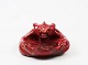 Keramik skål 
med lustre 
glasur og 
dekoreret med 
demon af Karl 
Hansen Regstrup 
(1890-1900) af 
...