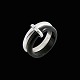 Georg Jensen. 
Ring i sterling 
sølv & Onyx. 
#A119
Tegnet af Anne 
Ammitzbøll.
Stemplet med 
...