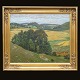 Hans Richard 
von Volkmann, 
1860-1927, olie 
på plade
Landskabsparti
Signeret og 
dateret ...