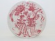 Bjorn Wiinblad art pottery
Red Month plate - February