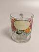 Enamel 
decorated 
handle mug