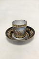 Sevres 
Porcelæns kop 
og underkop, 
1844.