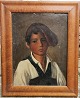 Motif of young Italian boy