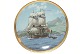 Engelsk 
Skibsplatte
Motiv: 
ENDEAVOUR
Fra 1987 The 
Franklin Mint
Pæn og 
velholdt stand
