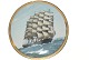 Engelsk 
Skibsplatte
Motiv: 
PREUSSEN
Fra 1987 The 
Franklin Mint
Pæn og 
velholdt stand